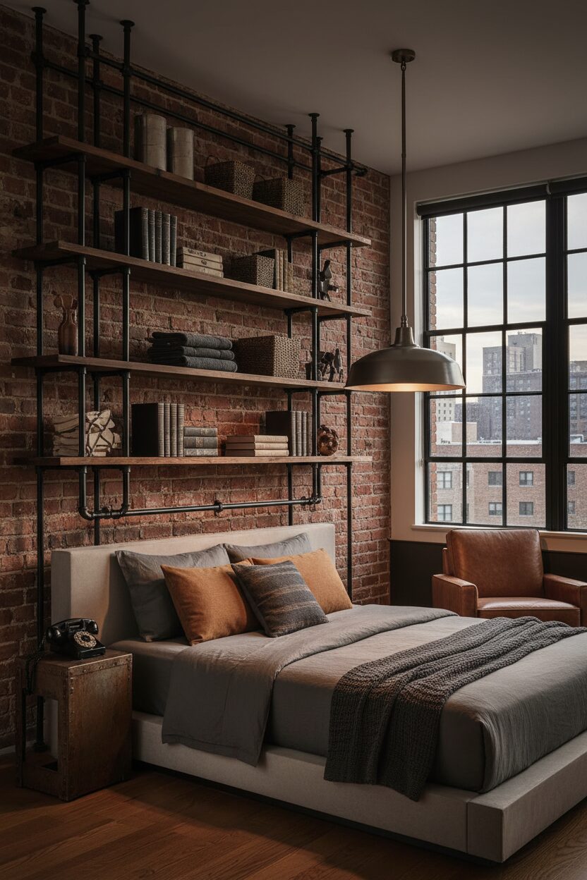 Industrial Pipe Storage Shelves