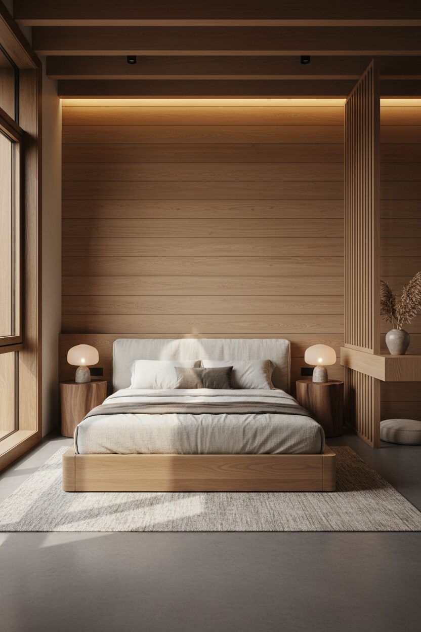 Warm Natural Wood Elements