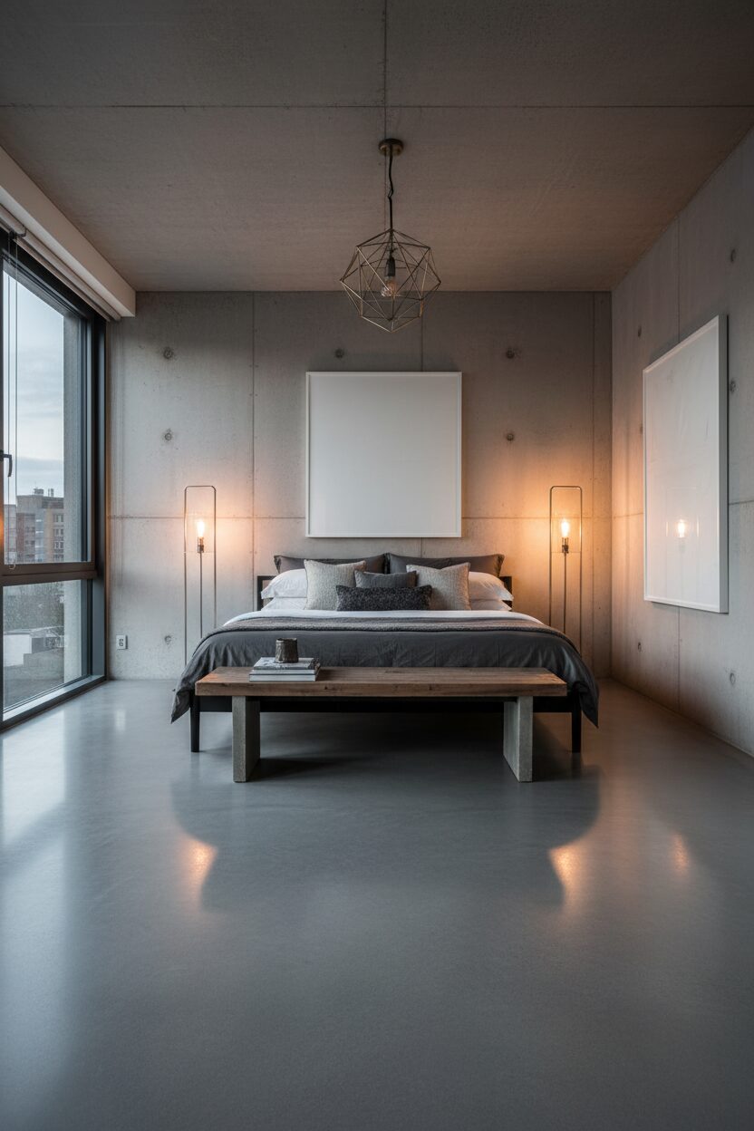 Smooth Grey Concrete Floors