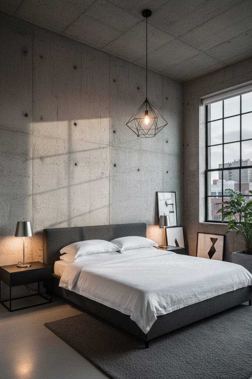 Cool Gray Concrete Walls