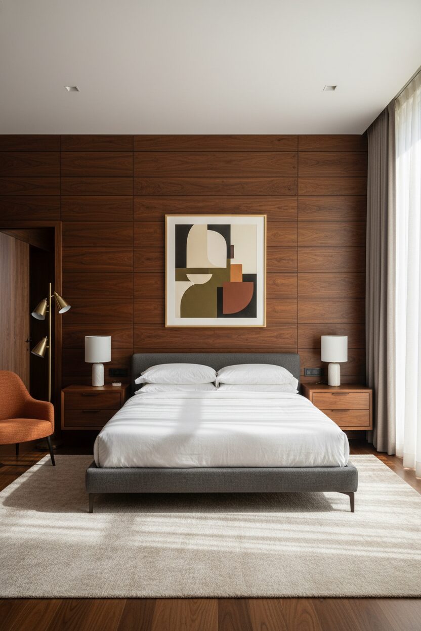 The Walnut Wood Wall