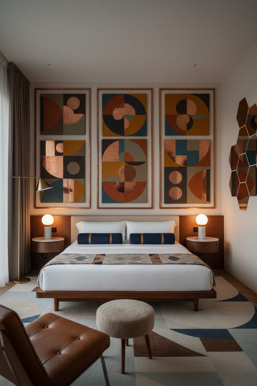 Geometric Art on the Walls