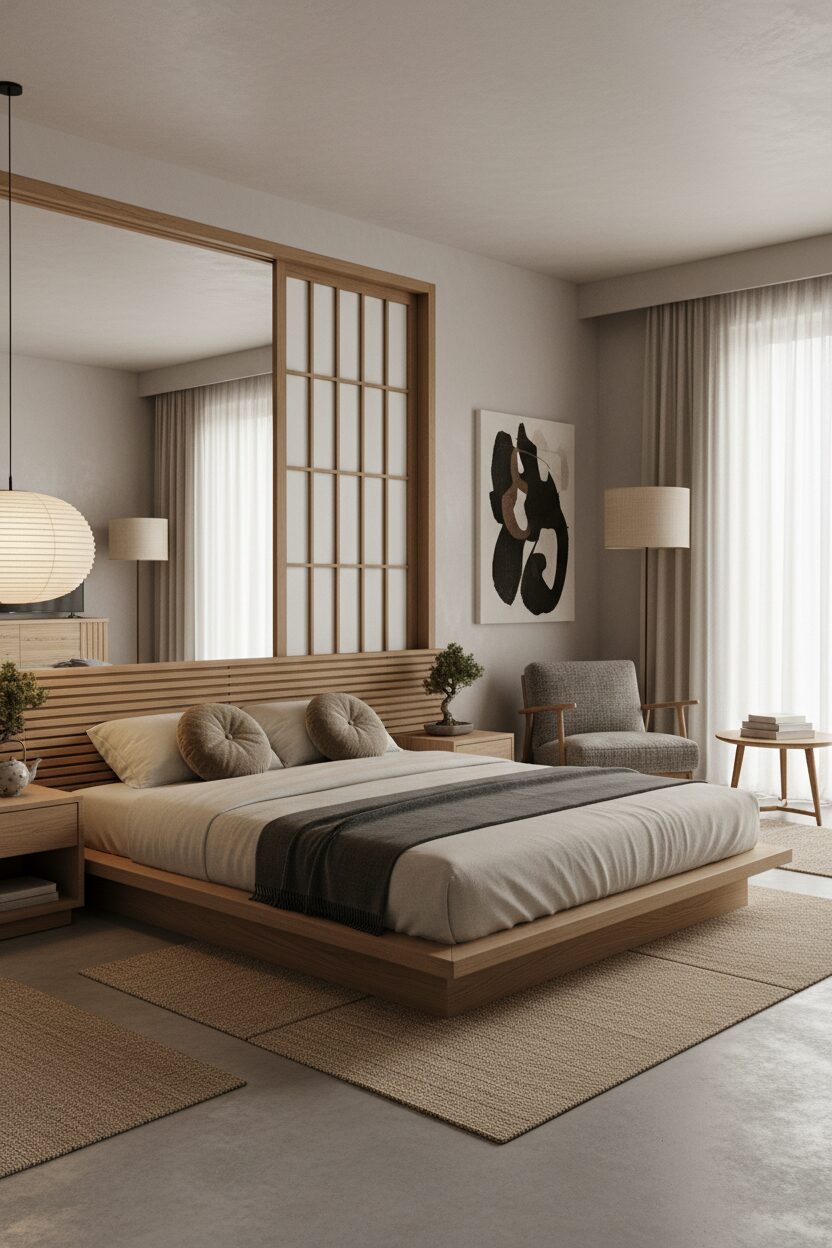 1. Use a Low Wooden Bed