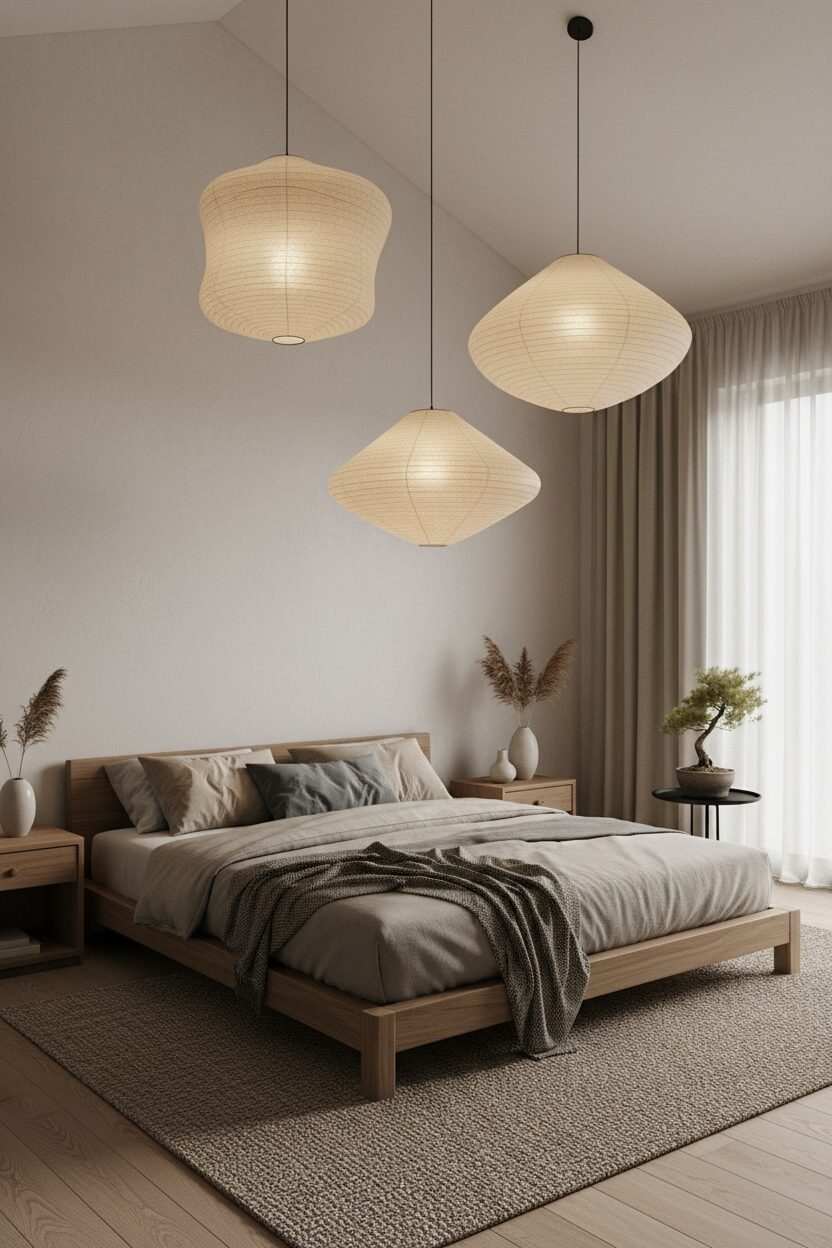 4. Add Large Paper Lamps