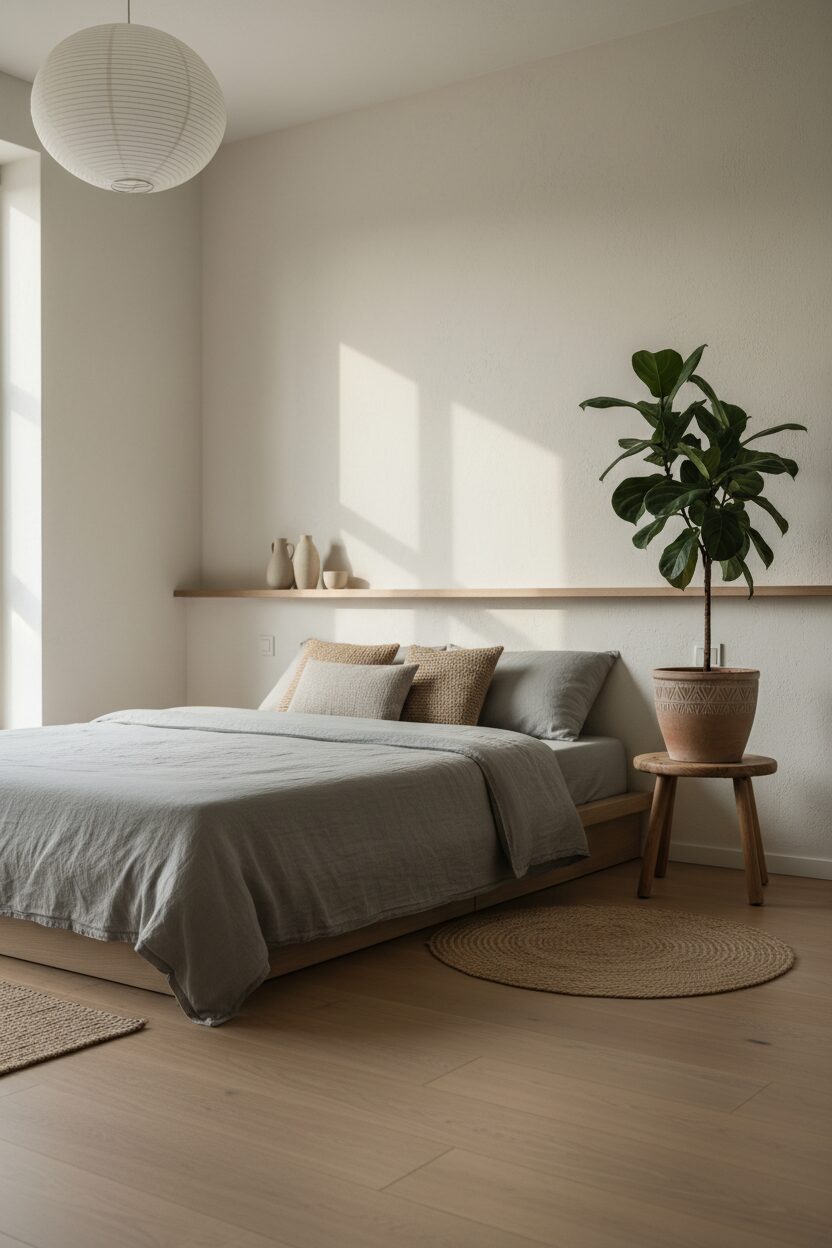 7. Place a Single Green Plant