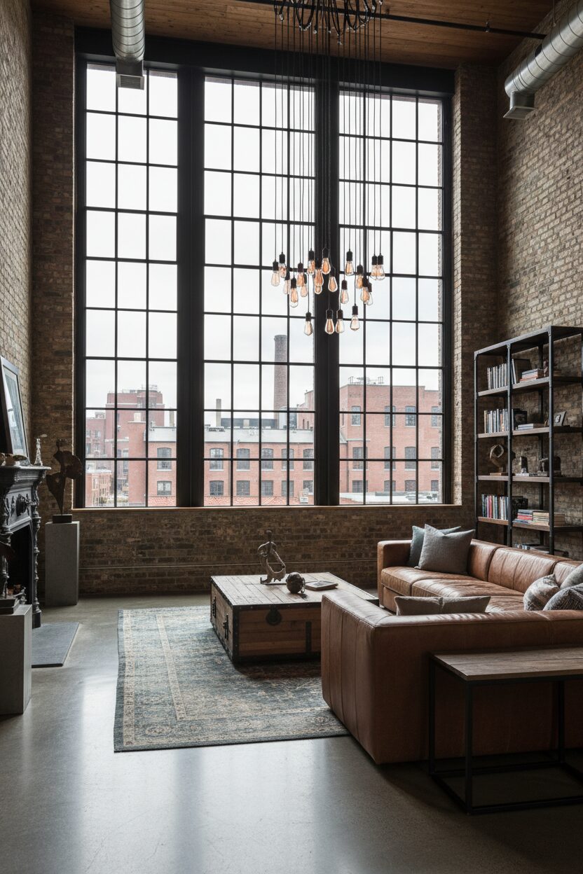 Large Factory Style Windows