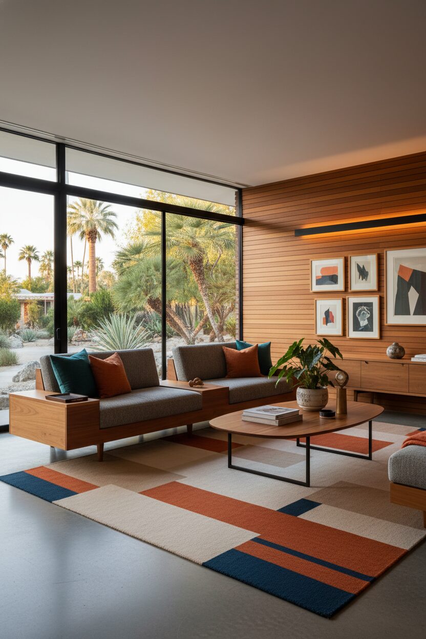 Low-Profile Teak Sofas