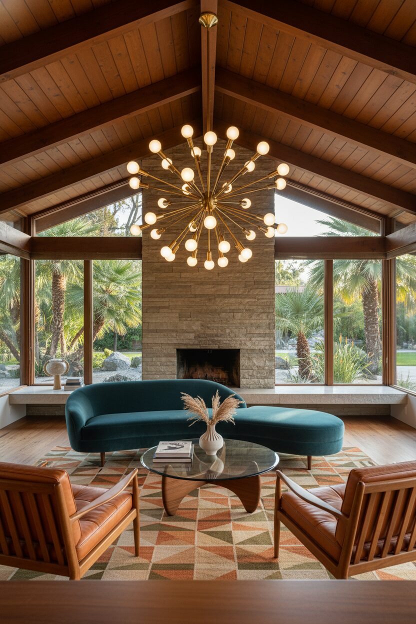 The Brass Sputnik Lamp