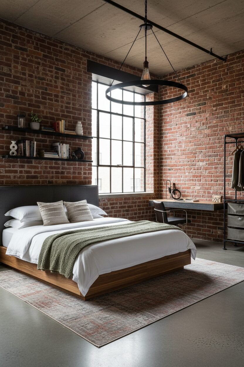 Exposed Red Brick Walls