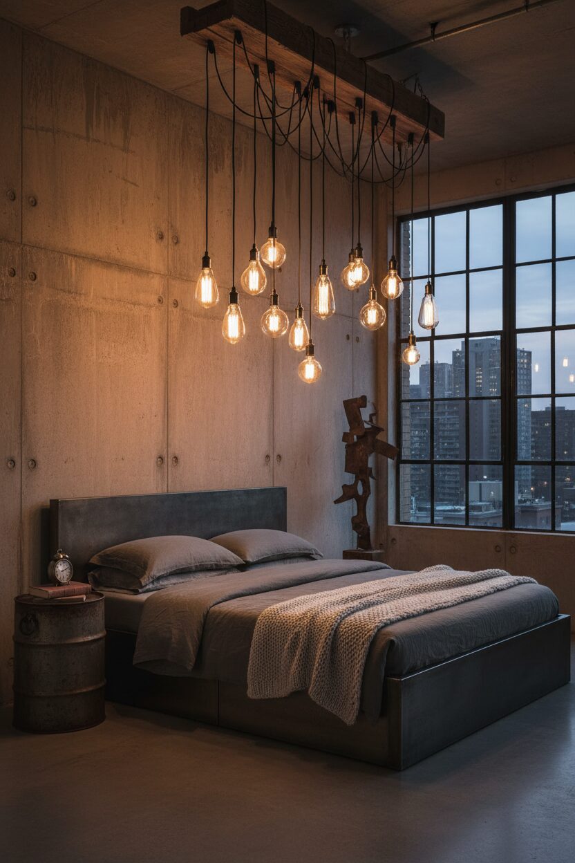 Hanging Edison Light Bulbs