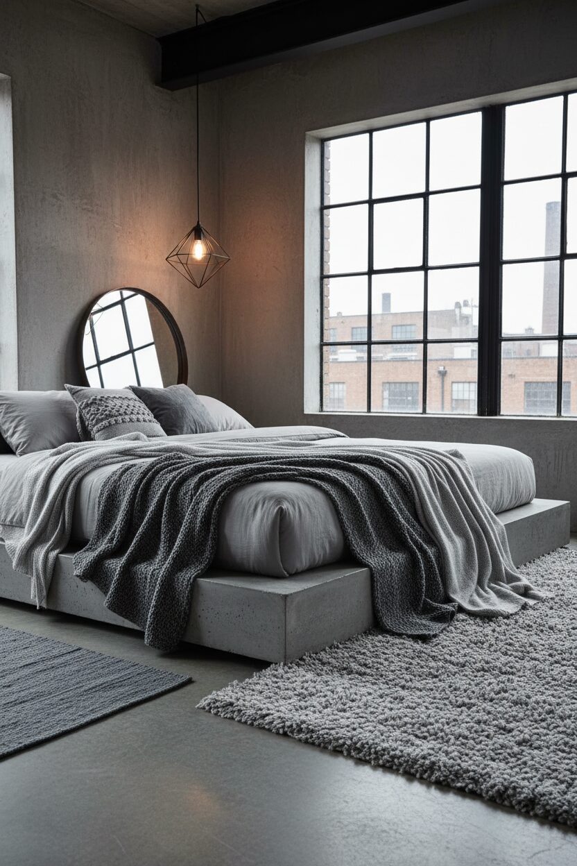 Soft Grey Rugs and Blankets
