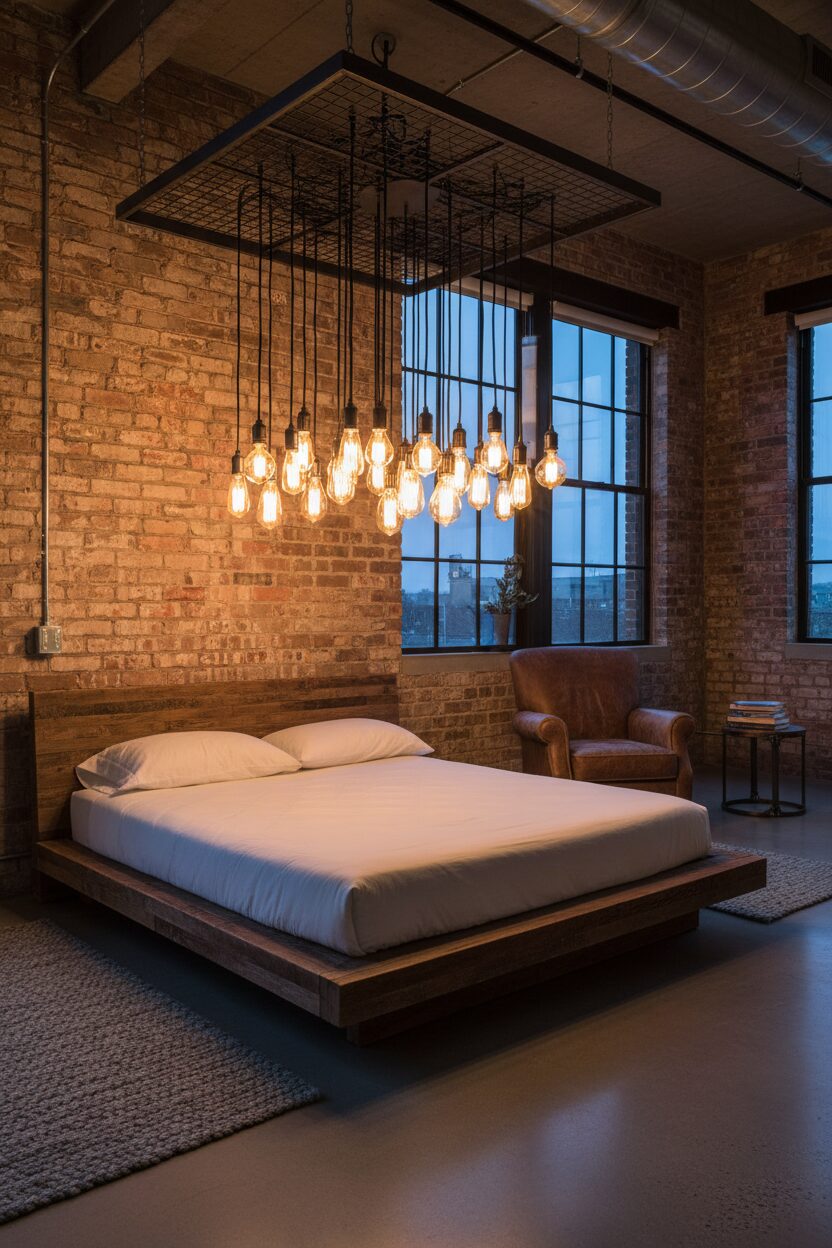 Hanging Edison Light Bulbs