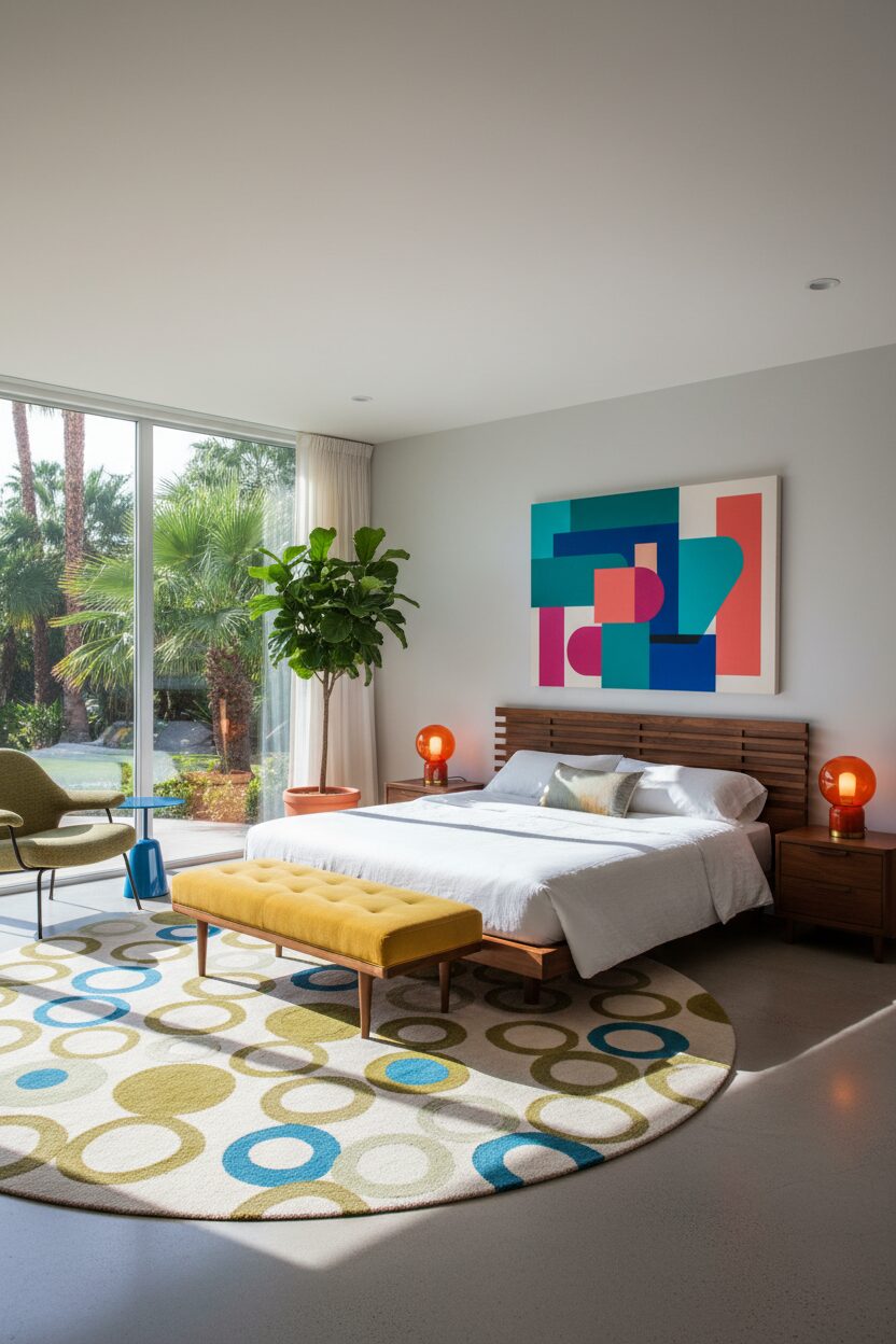 Bright Sun and Pop of Color