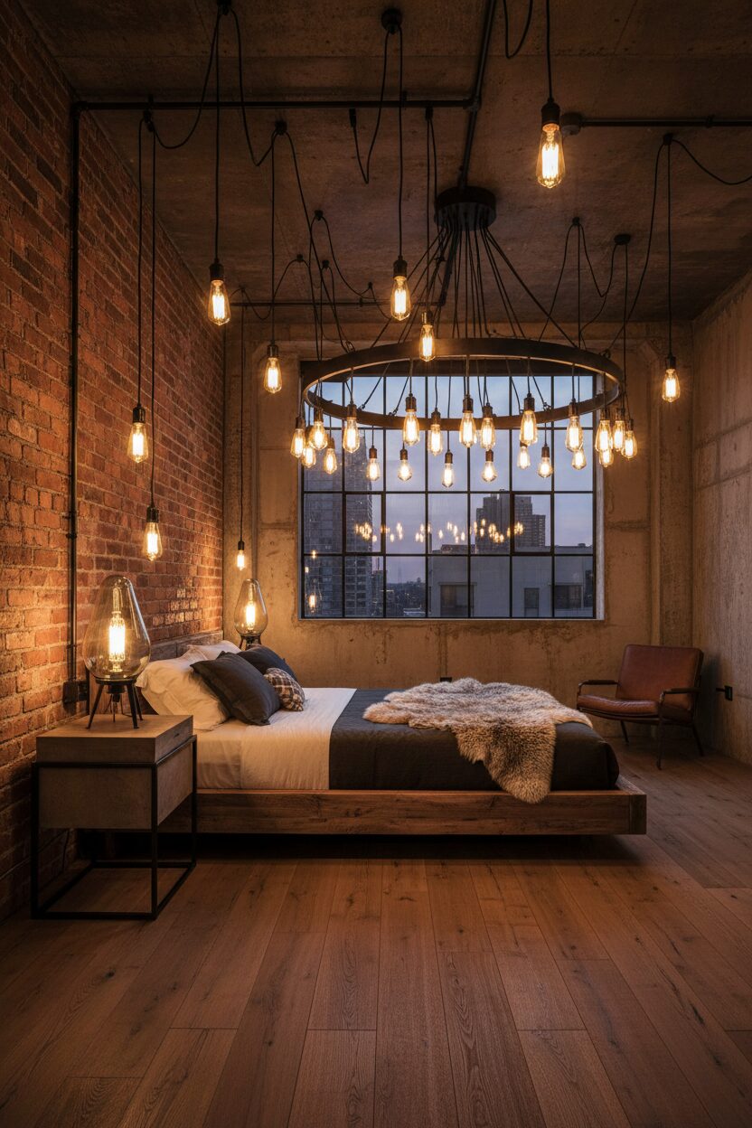 Glowing Edison Bulb Lighting