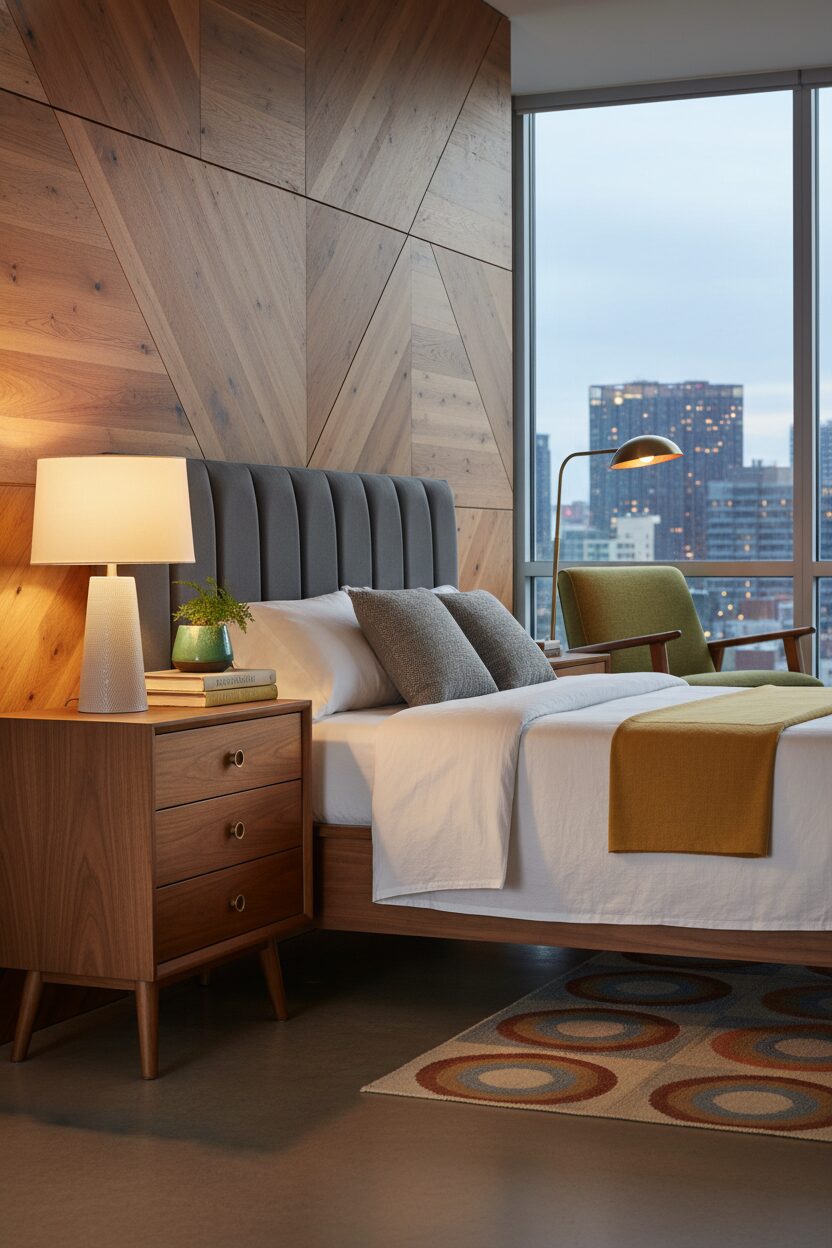 Tapered Wooden Nightstands