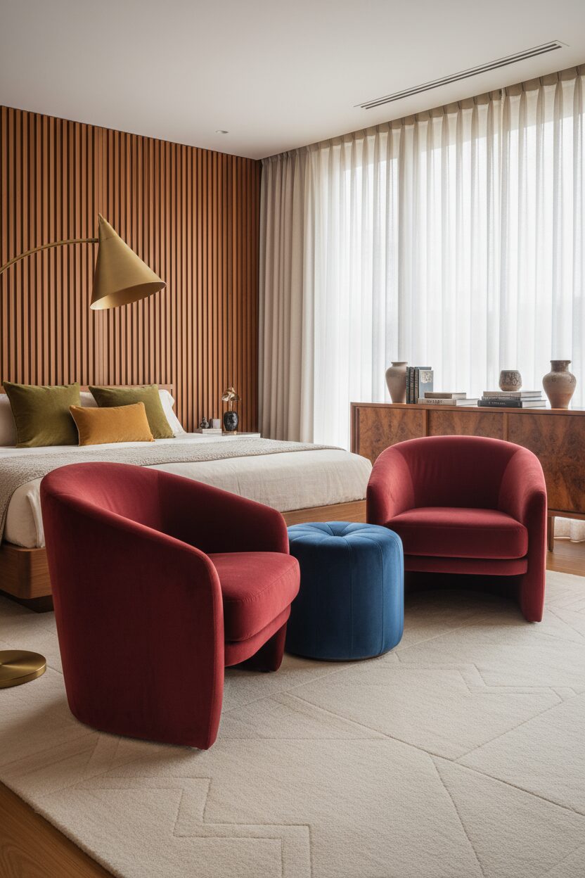 Velvet Texture Seating