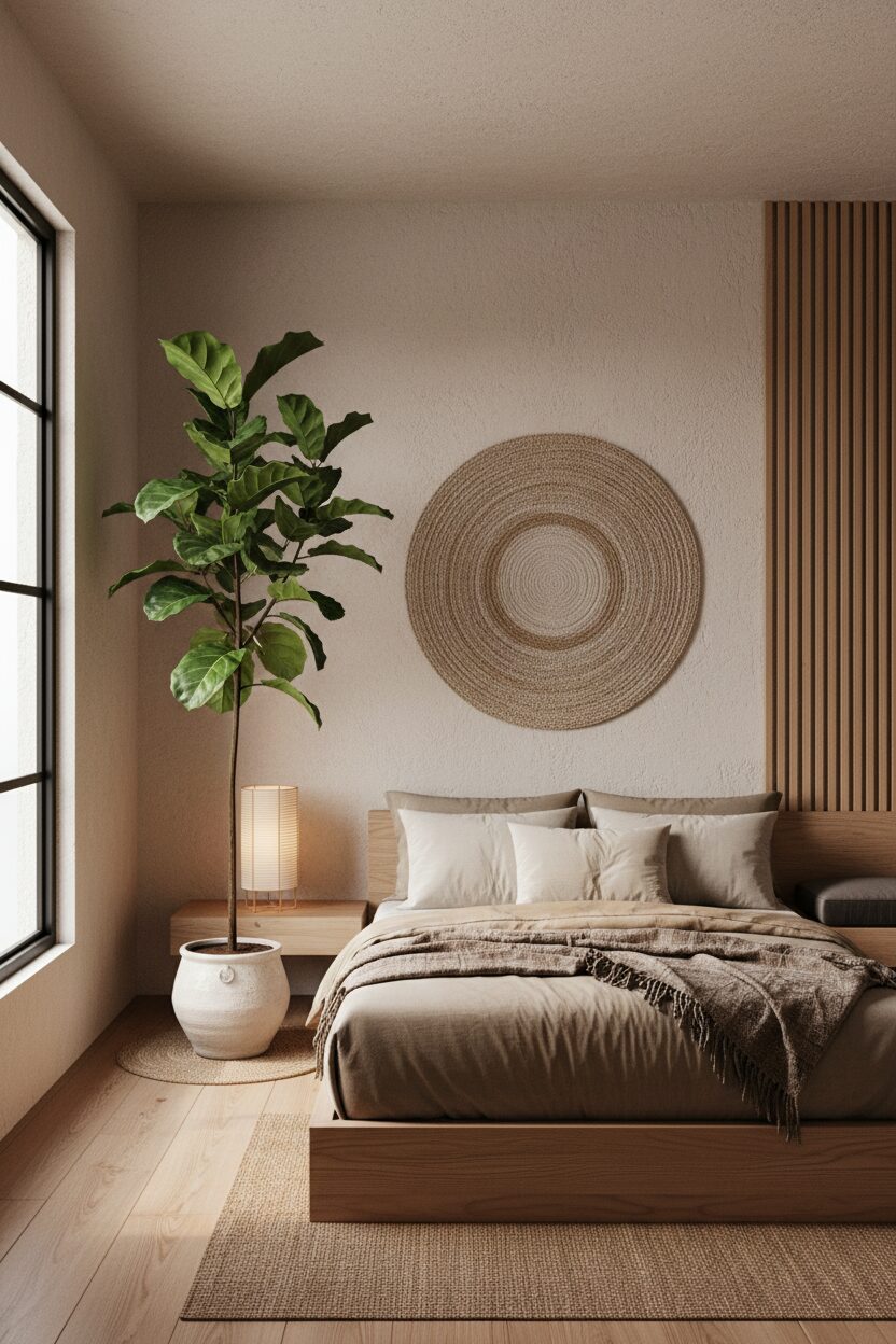 A Single Tall Green Plant