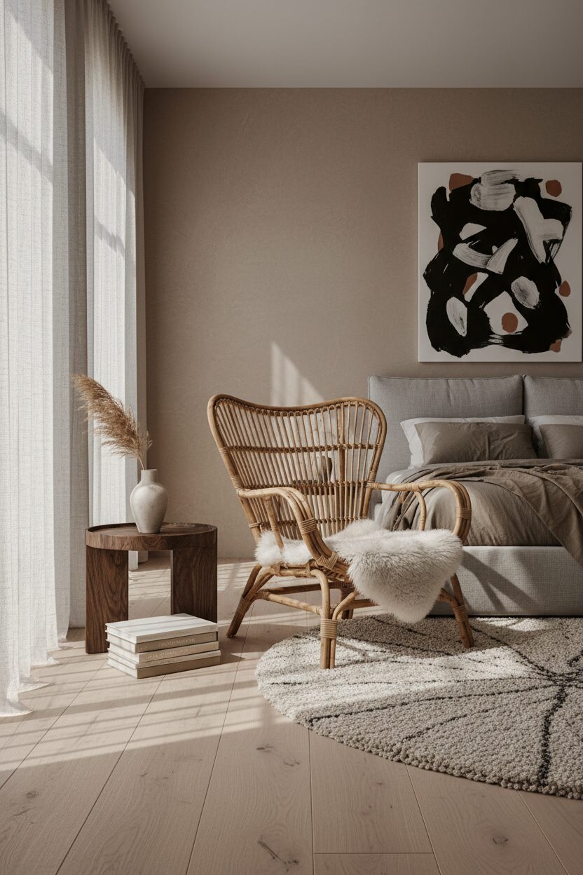 Handwoven Rattan Chair