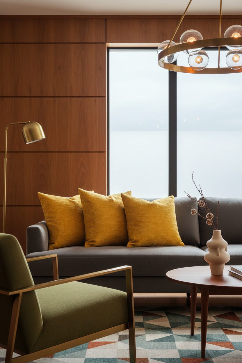 Bright Mustard Yellow Pillows