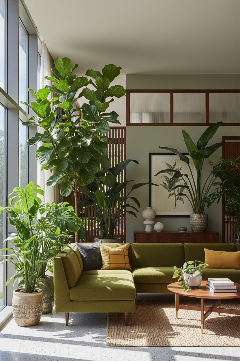 Large Green Leafy Plants