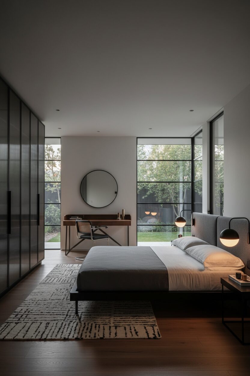 Sleek Black Metal Details