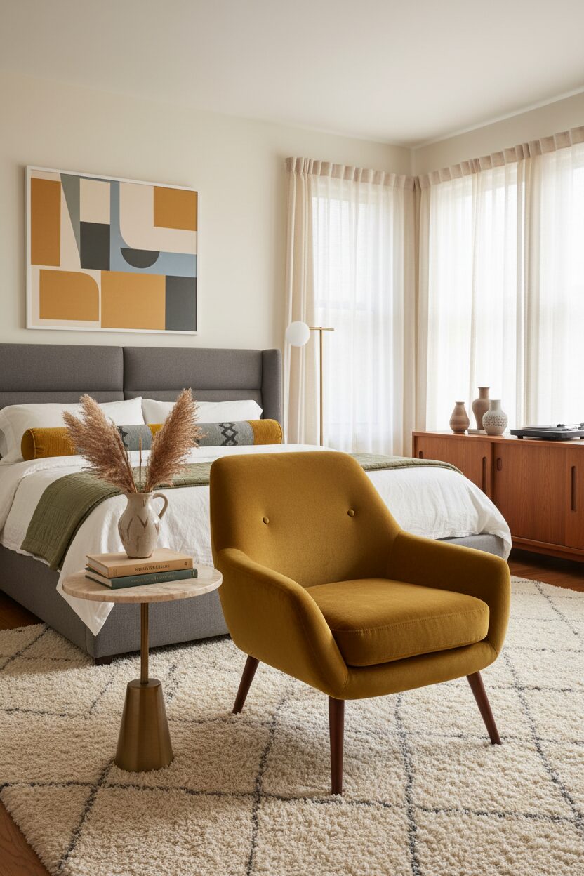 Mustard Yellow Accent Chair