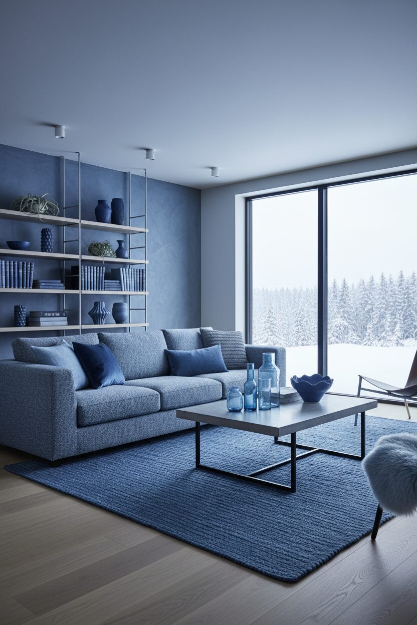 Blue Tones and Cool Textures