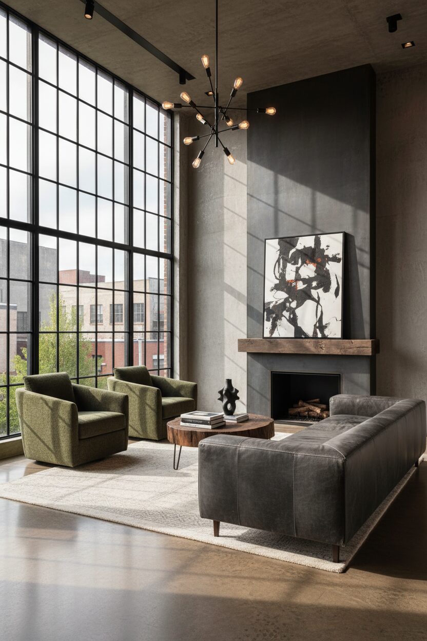 Big Windows with Thin Black Frames