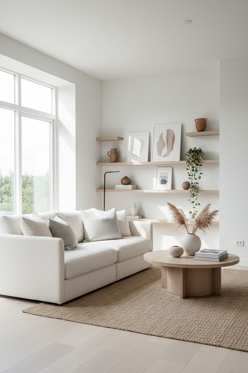 Bright White Walls and Sunlight