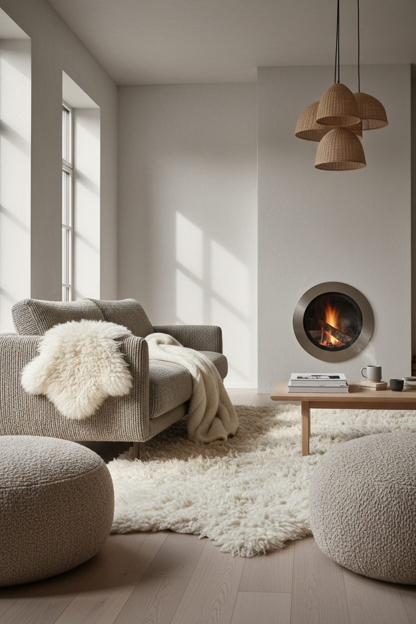 Cozy Wool and Sheepskin Textures