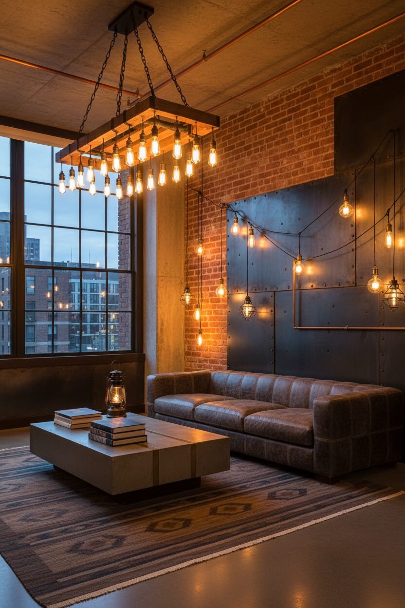 Glowing Edison Lights