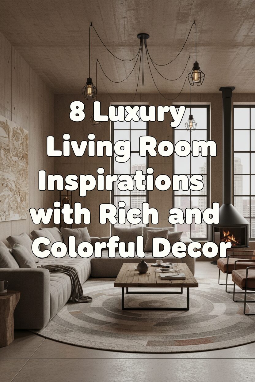 8 Luxury Living Room Inspirations with Rich and Colorful Decor