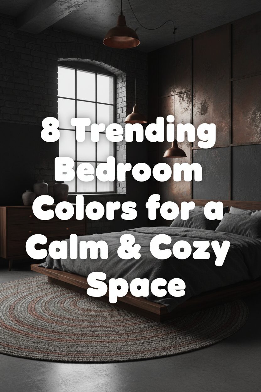 8 Trending Bedroom Colors for a Calm & Cozy Space