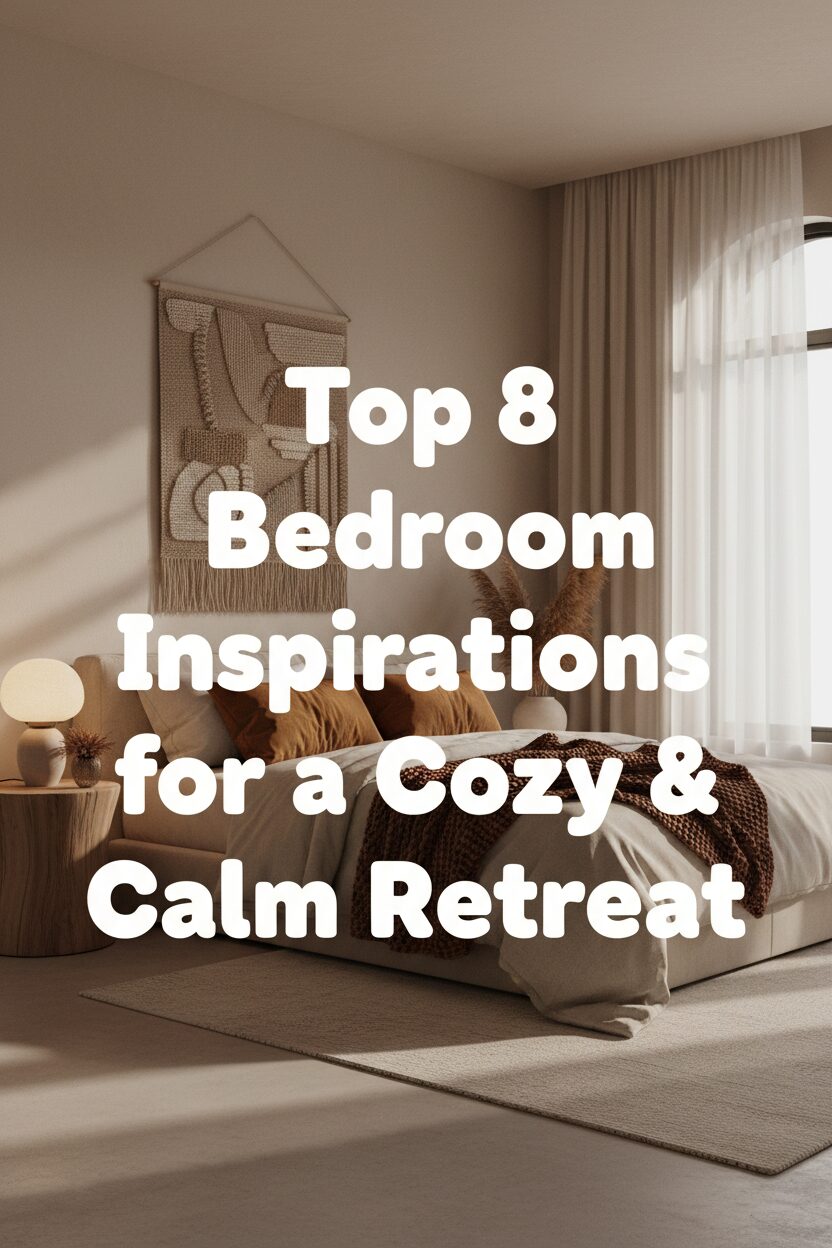 Top 8 Bedroom Inspirations for a Cozy & Calm Retreat