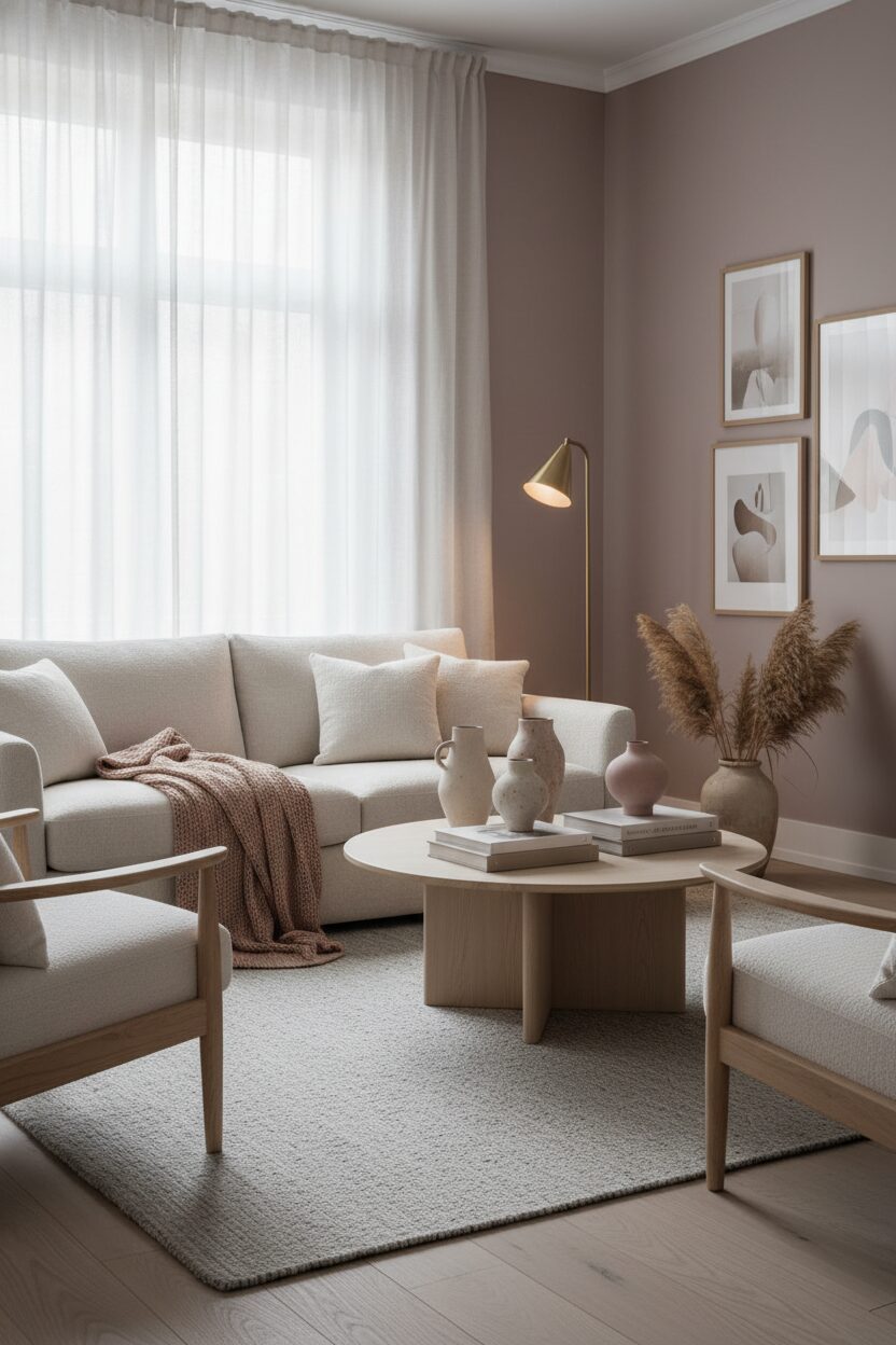 Dusty Rose and Soft Cashmere