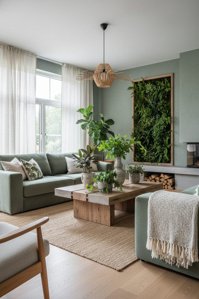 Soft Sage Green for Biophilic Harmony