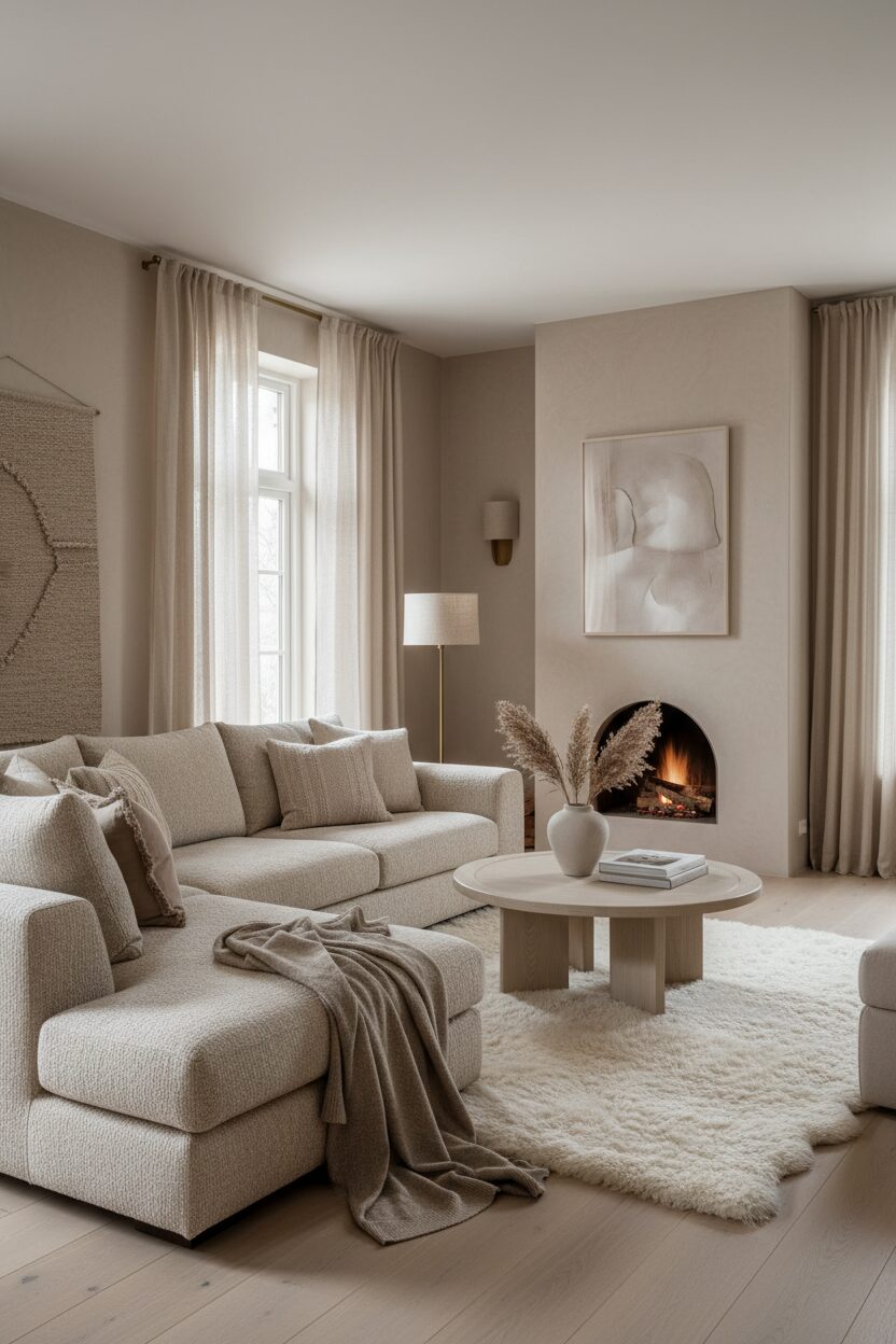 Warm Oat Beige for Hygge Comfort