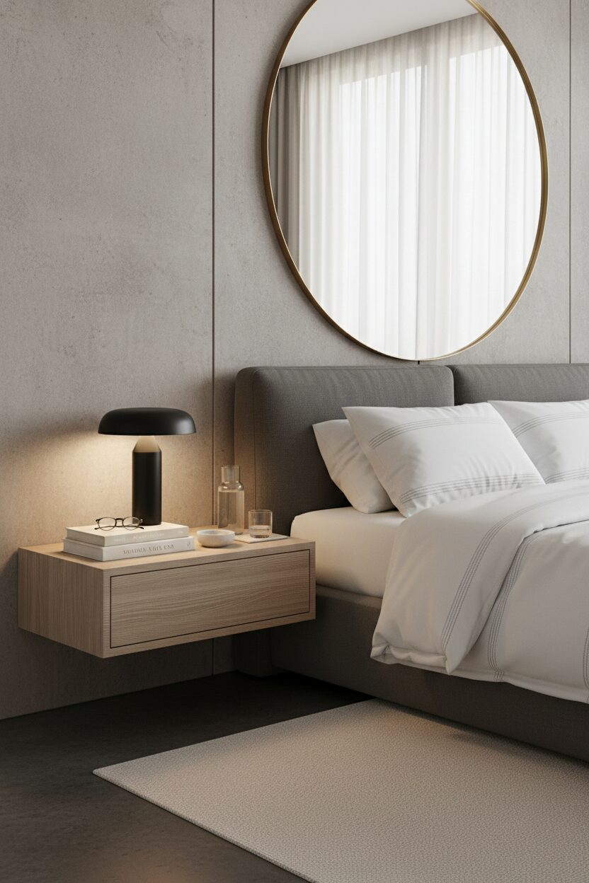 Functional Simplicity in Bedside Styling