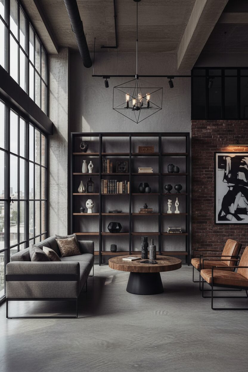 Strategic Use of Matte Black Metal Accents