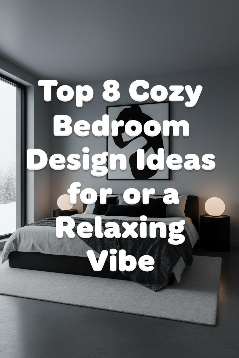 Top 8 Cozy Bedroom Design Ideas for a Relaxing Vibe
