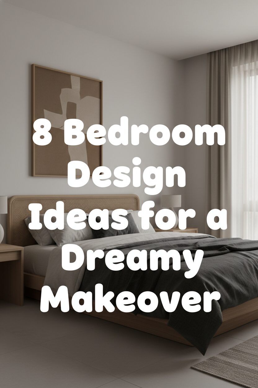 8 Bedroom Design Ideas for a Dreamy Makeover