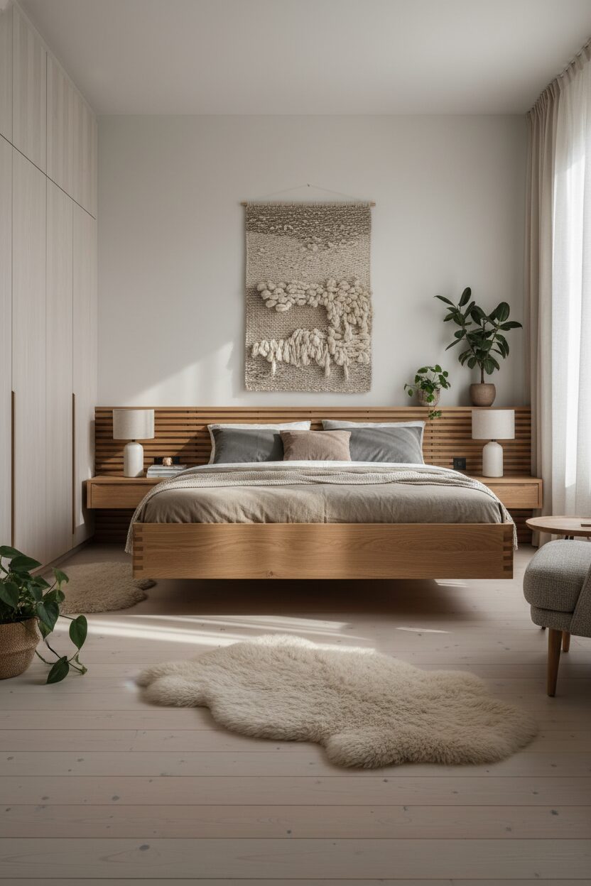 Natural Wood Material Accents