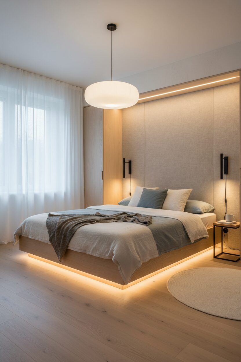 Strategic Use of Functional Minimalist Lighting