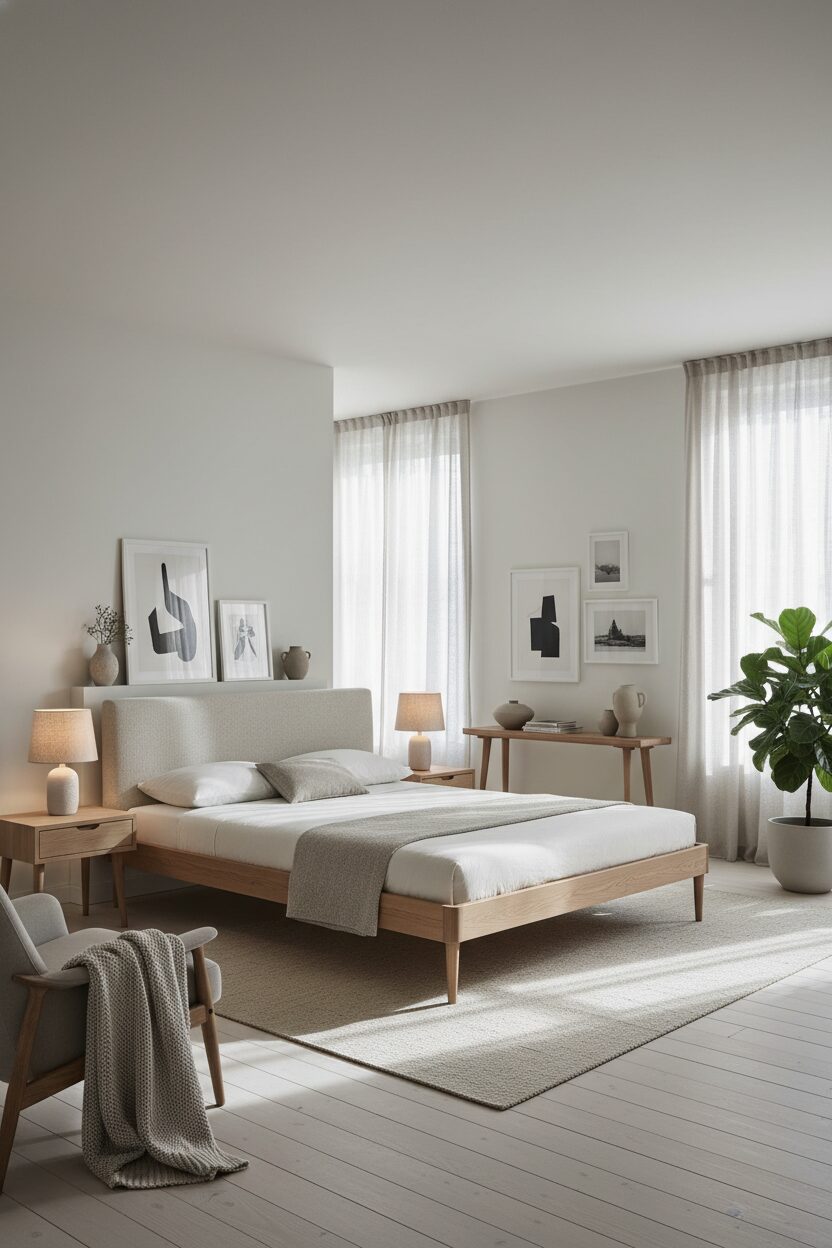 Furniture with Tapered Legs and Clean Silhouettes